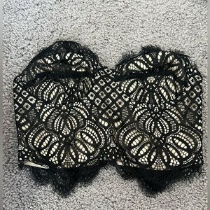 Black Lace Corset